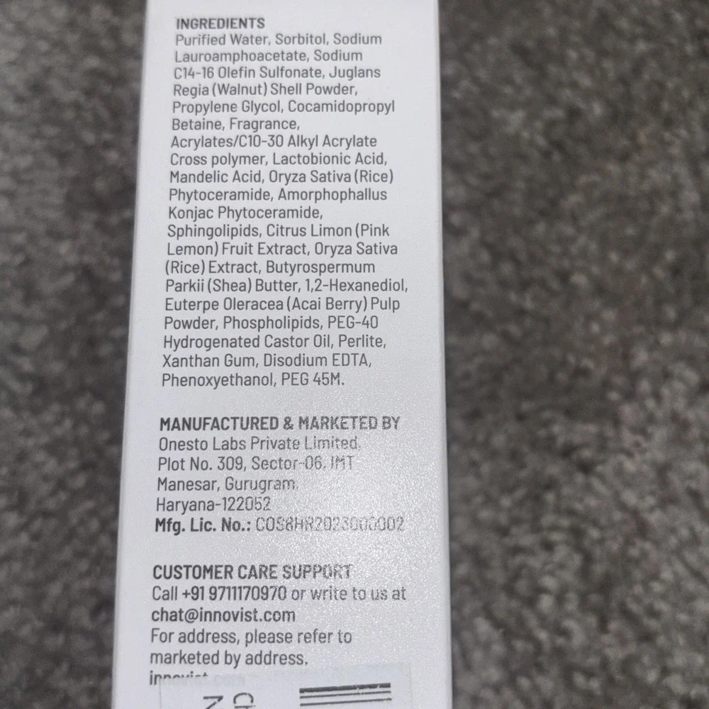 Chemist at Play Face Scrub Unisex 100ml‎ Orange Gentle Exfoliating NEW